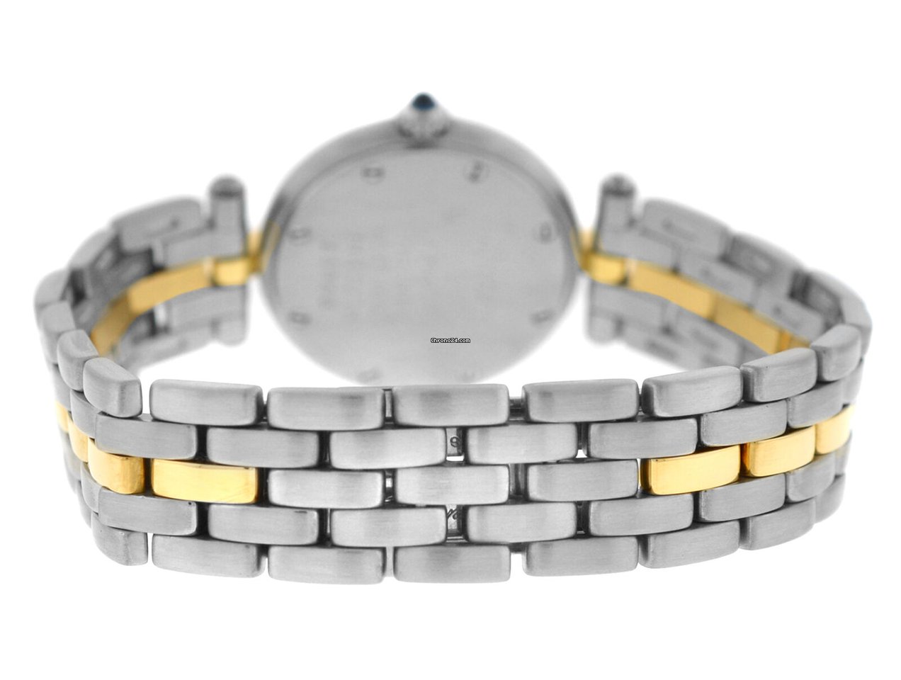 IMG_9081 Cartier Panthere Womens watch Quartz Gold Steel 1057920C Replica 6