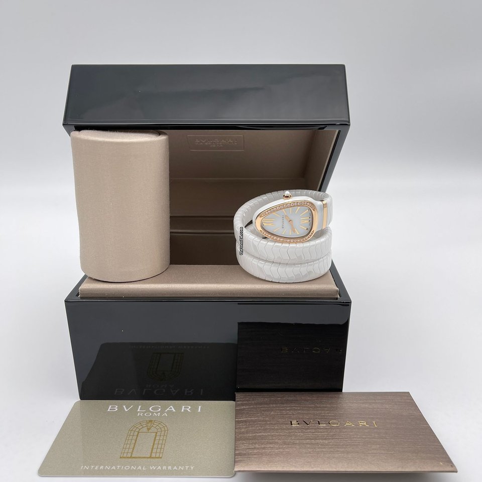 IMG_9081 Bulgari Serpenti Womens watch Quartz Ceramic 102886 Replica 6