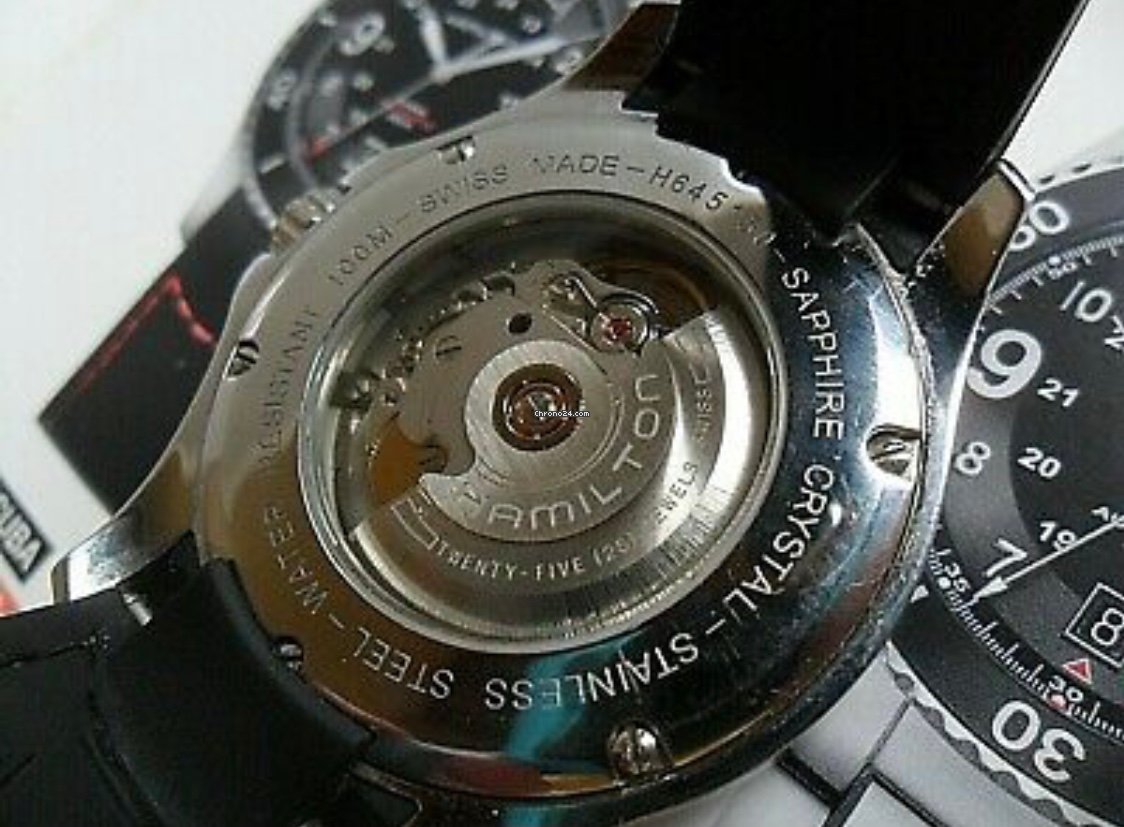 Hamilton Khaki Navy Scuba Mens watch Unisex Automatic Steel H645150 Replica 6