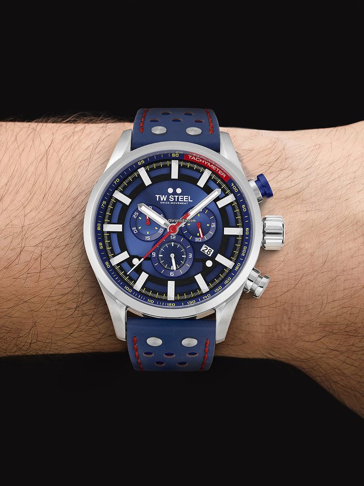 TW Steel Mens watch Unisex Quartz Steel SVS206 Replica 6