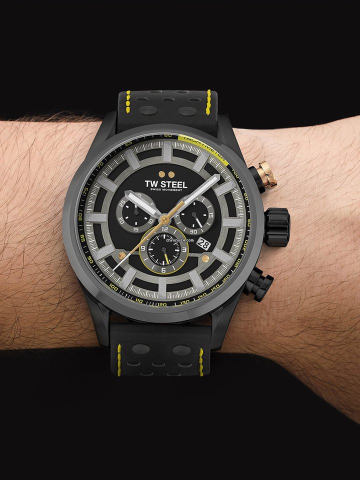 TW Steel Mens watch Unisex Quartz Steel SVS207 Replica 6