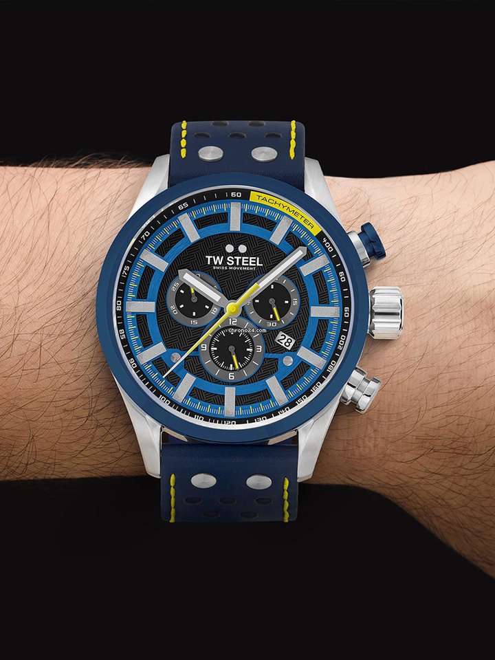 TW Steel Mens watch Unisex Quartz Steel SVS208 Replica 6