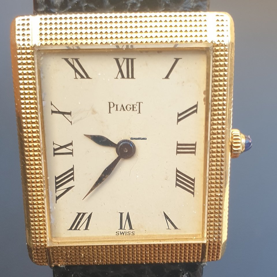 IMG_9081 Piaget Mens watch Unisex Manual winding Yellow gold 9151 Replica 6