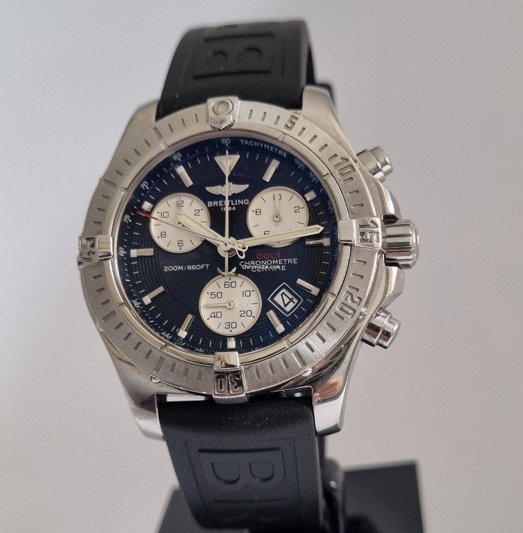 Breitling Colt Chronograph Mens watch Unisex Quartz Steel A73380 Replica 6