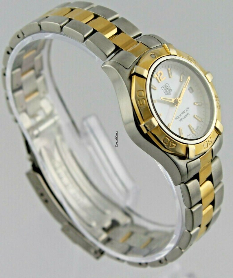 IMG_9081 TAG Heuer Aquaracer Lady Quartz Gold Steel WAF1424.BB0814 Replica 6