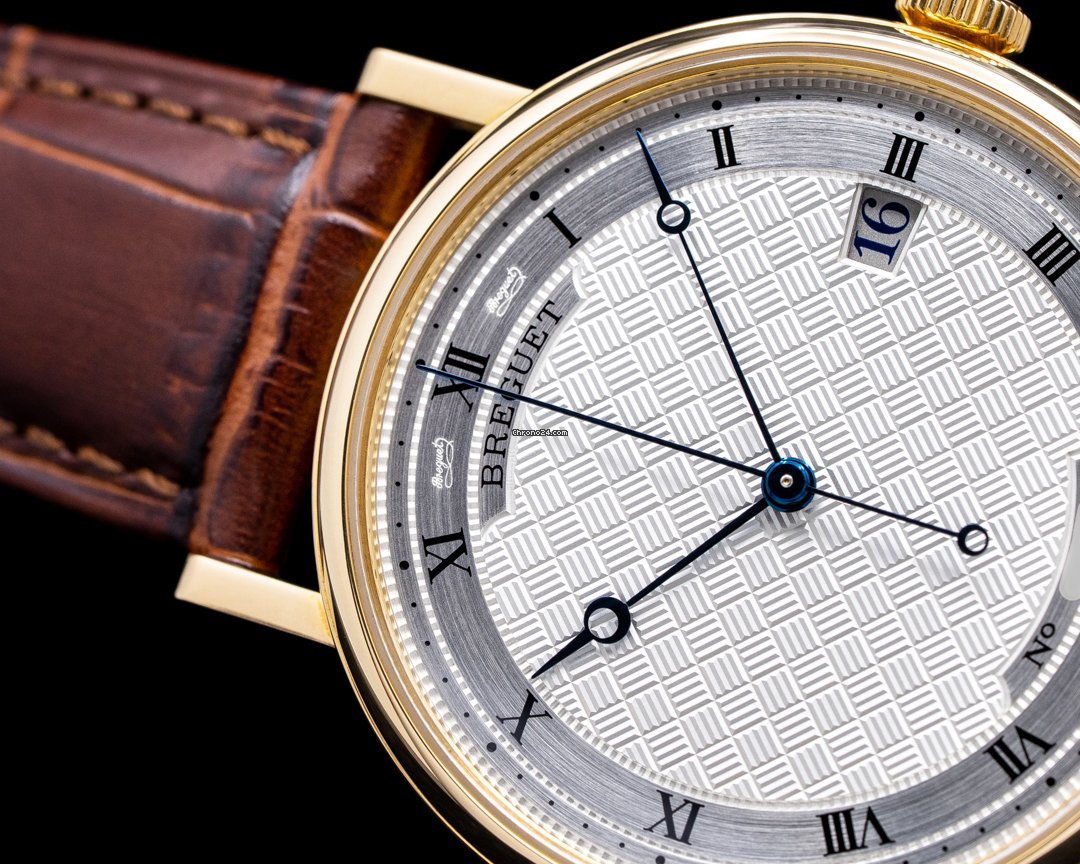 Breguet Classique Mens watch Unisex Automatic Yellow gold 5177BA 12 9V6 Replica 6