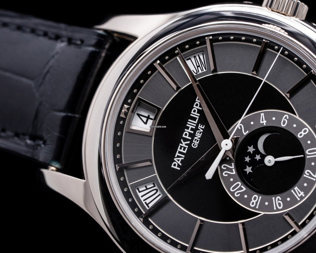Patek Philippe Annual Calendar Mens watch Unisex Automatic White gold 5205G-010 Replica 6