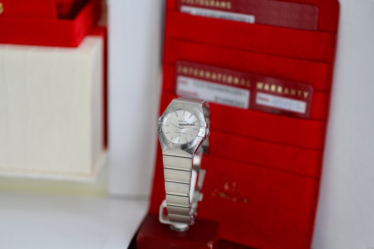 IMG_9081 Omega Constellation Quartz Womens watch Quartz Steel 123.10.24.60.02.001 Replica 6
