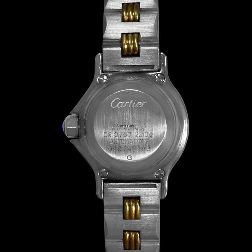 Cartier Womens watch Automatic Gold Steel 8482ST Replica 6
