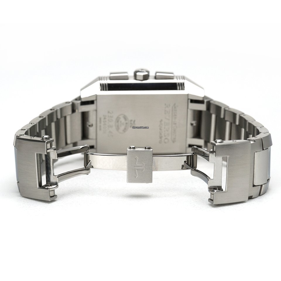 Jaeger-LeCoultre Reverso Squadra Chronograph GMT Steel Q7018120 Replica 6