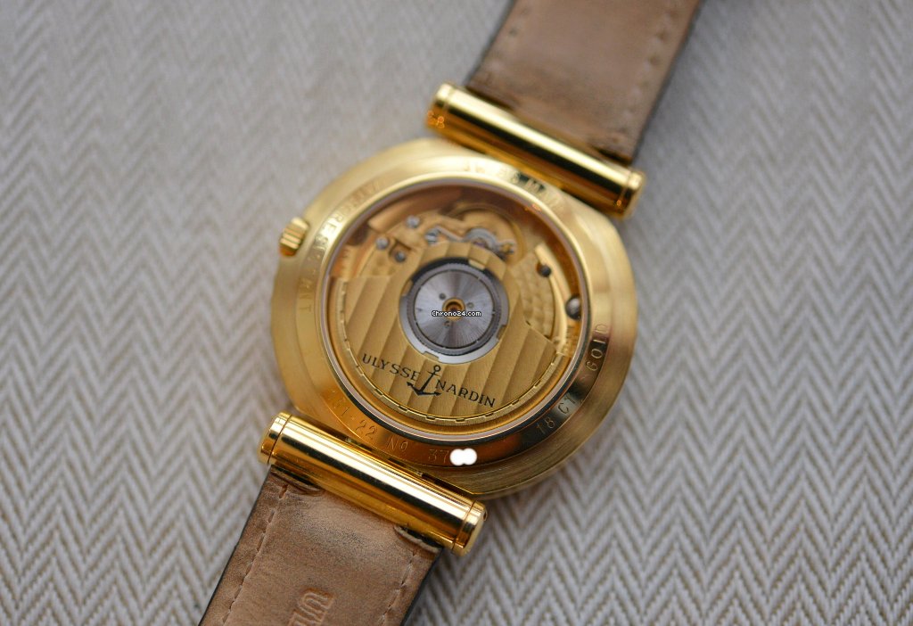 Ulysse Nardin Mens watch Unisex Automatic Yellow gold 151.22 Replica 6