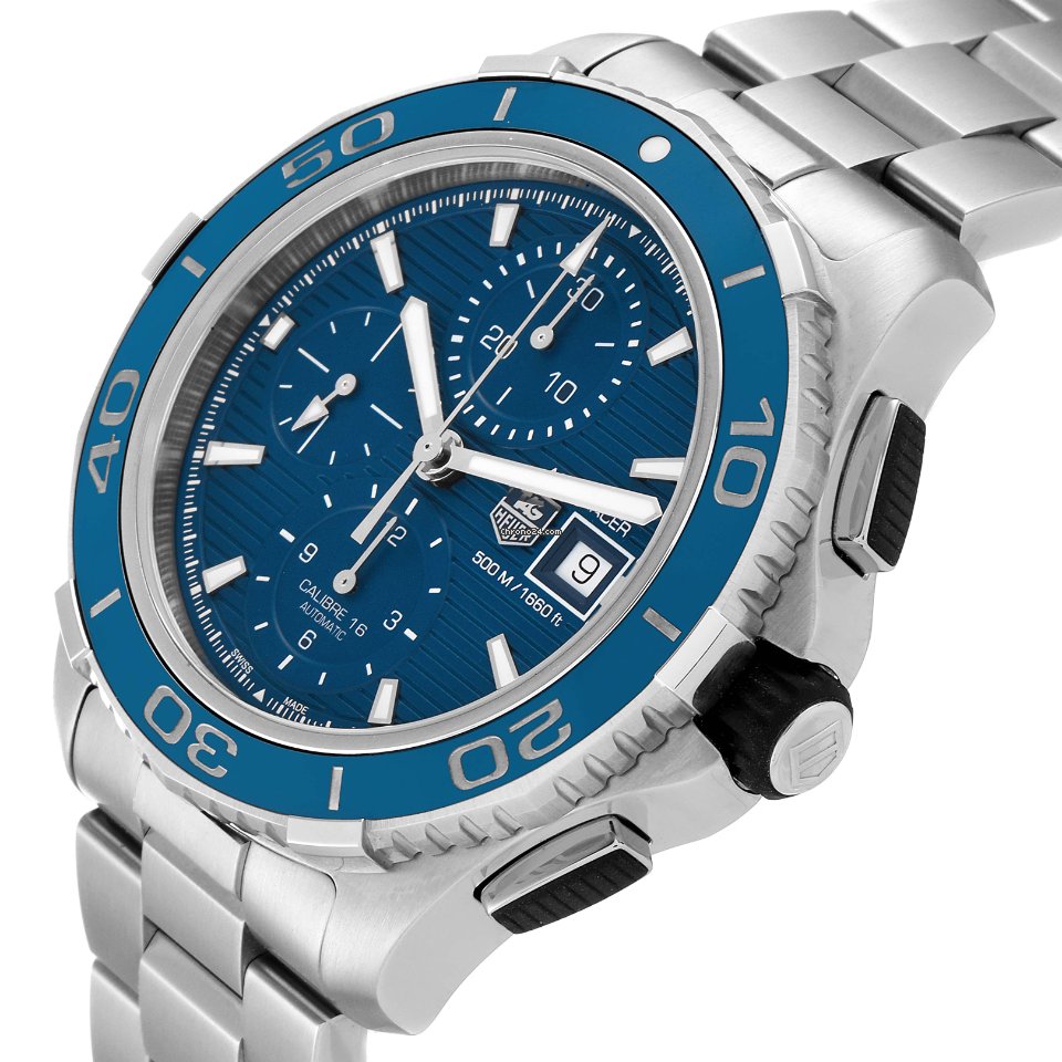 IMG_9081 TAG Heuer Aquaracer 500M Mens watch Unisex Automatic Steel CAK2112.BA0833 Replica 6