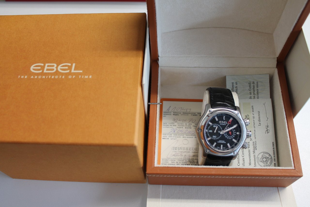 IMG_9081 Ebel 1911 BTR Mens watch Unisex Automatic Steel E9240L70 Replica 6