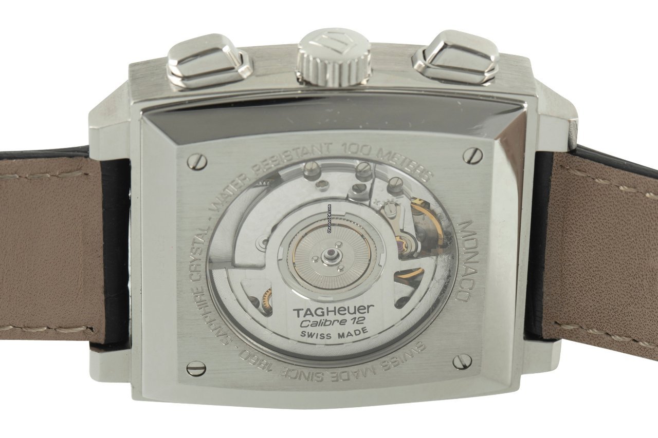 IMG_9081 TAG Heuer Monaco Calibre 12 Mens watch Unisex Automatic Steel CAW2111 Replica 6