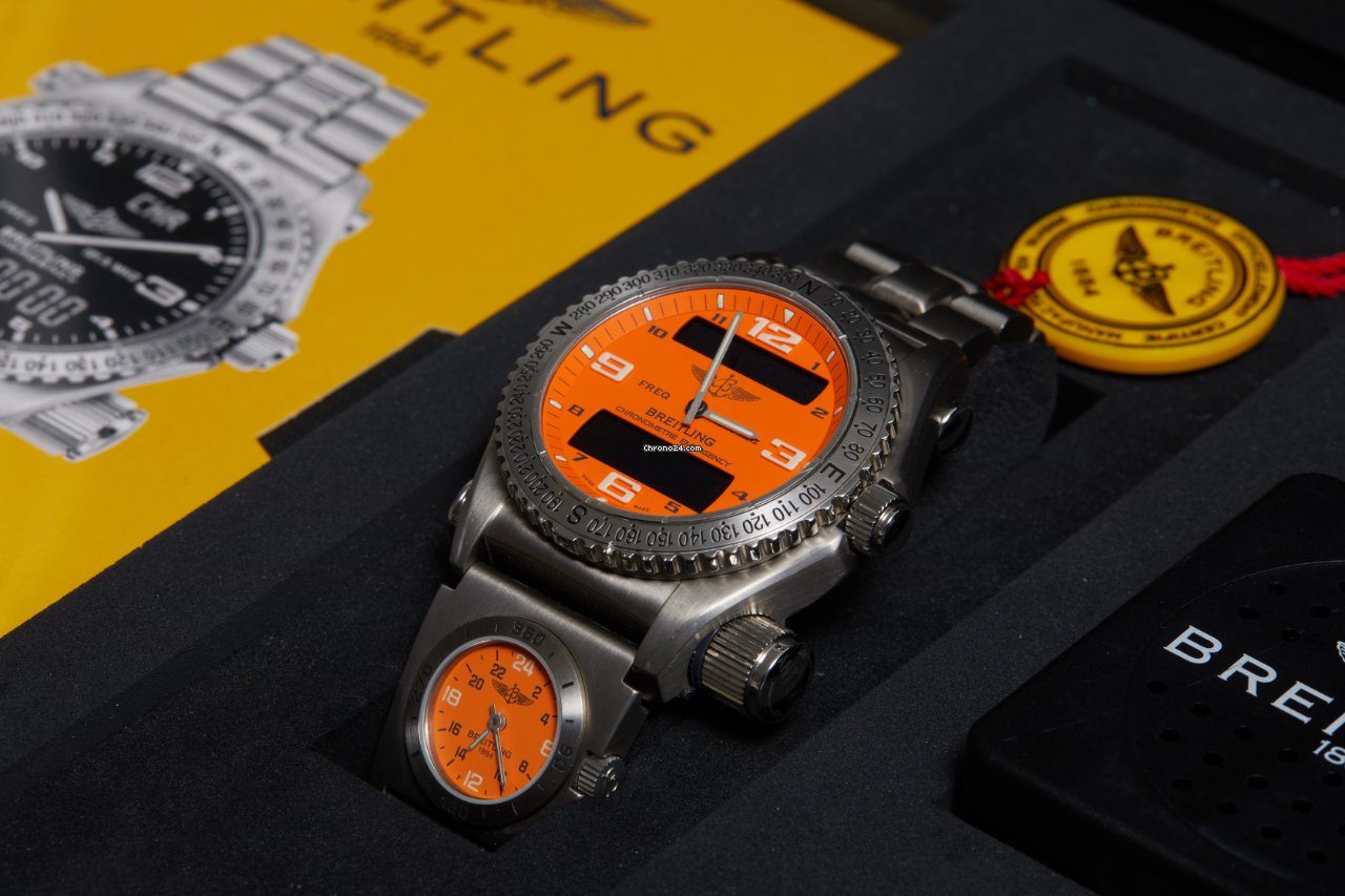 Breitling Emergency Mens watch Unisex Quartz Titanium E76321 Replica 6