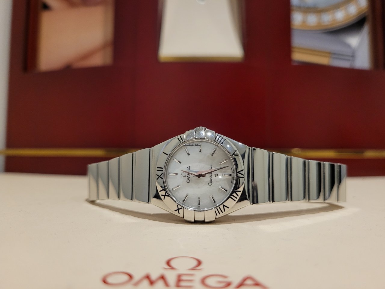 Omega Constellation Quartz Womens watch Quartz Steel 123.10.27.60.05.002 Replica 6
