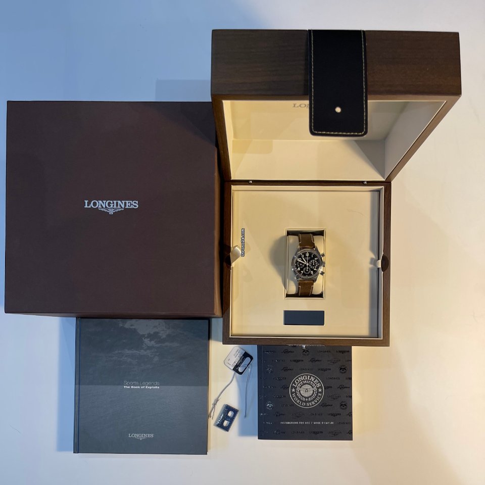 Longines Avigation Mens watch Unisex Automatic Steel L2.816.4.53.2 Replica 6