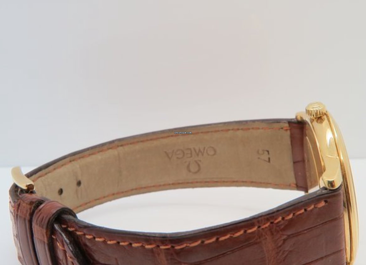 IMG_9081 Omega De Ville Prestige Mens watch Unisex Automatic Yellow gold 462031 Replica 6