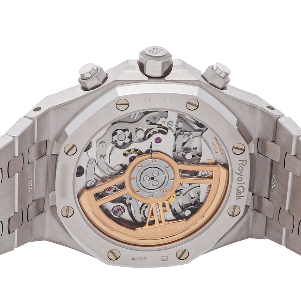 IMG_9081 Audemars Piguet Royal Oak Chronograph Mens watch Unisex Automatic White gold 26239BC.GG.1224BC.02 Replica 6