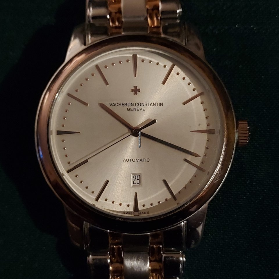 IMG_9081 Vacheron Constantin Patrimony Mens watch Unisex Automatic Yellow gold 85180 000J-9231 Replica 6