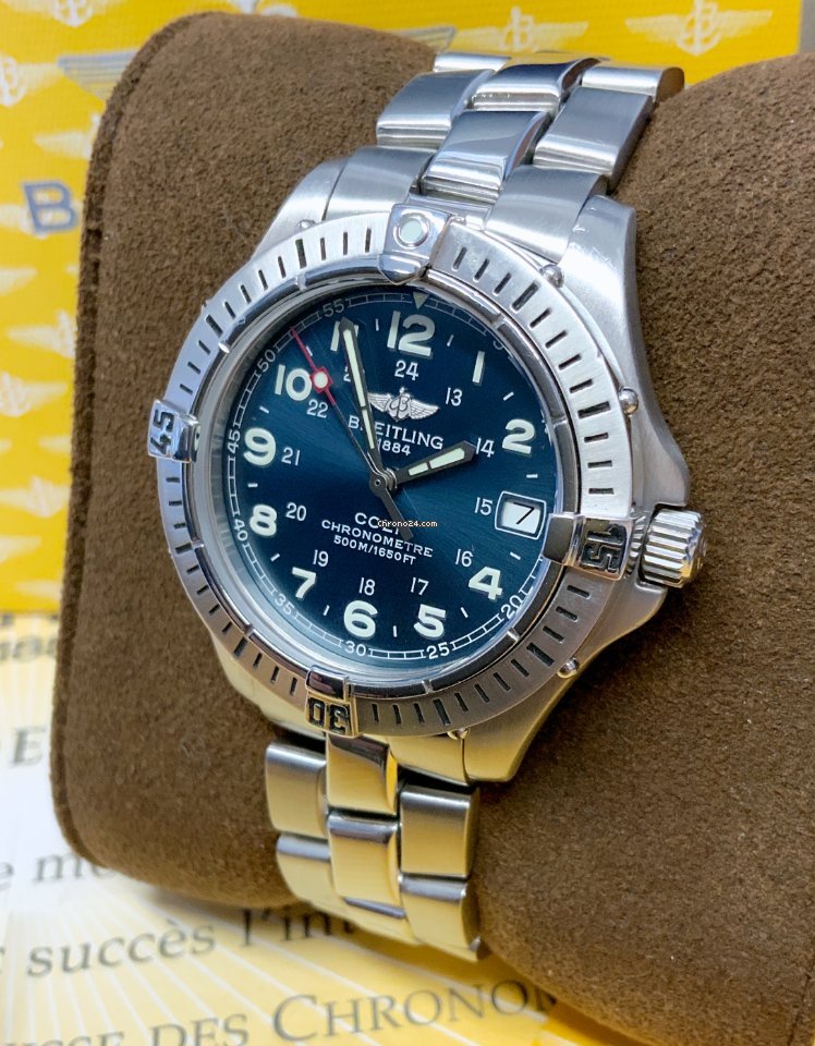 Breitling Colt Quartz Mens watch Unisex Quartz Steel A74350 Replica 6