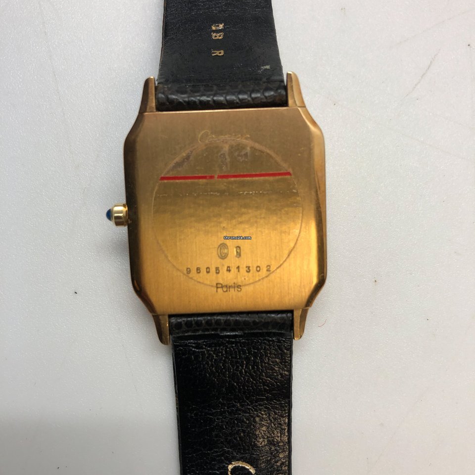 IMG_9081 Cartier Santos Dumont Mens watch Unisex Manual winding Yellow gold 96054 Replica 6