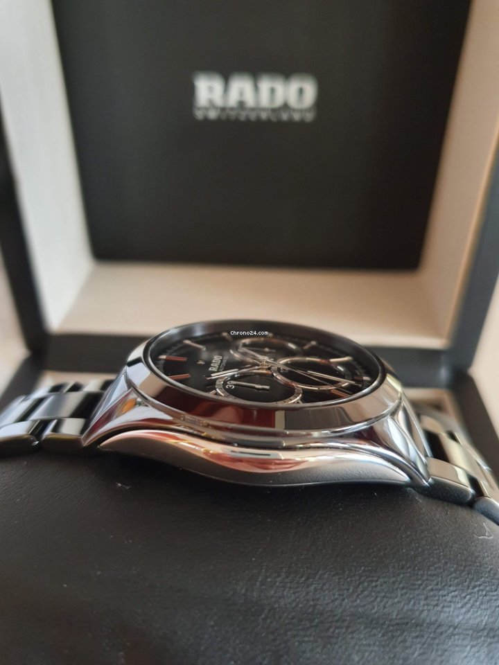 IMG_9081 Rado HyperChrome Chronograph Mens watch Unisex Automatic Ceramic R32275152 or 01.650.0275.3.015 Replica 6