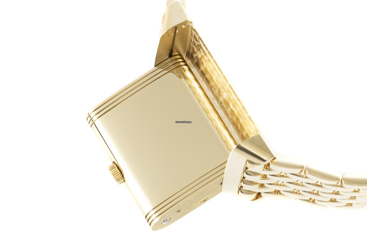 IMG_9081 Jaeger-LeCoultre Reverso Grande Taille Mens watch Unisex Manual winding Yellow gold 270.1.62 Replica 6
