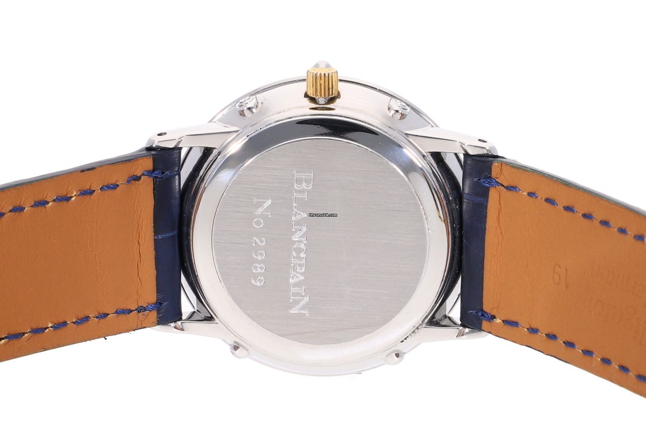 Blancpain Villeret Mens watch Unisex Automatic Gold Steel 6501 Replica 6