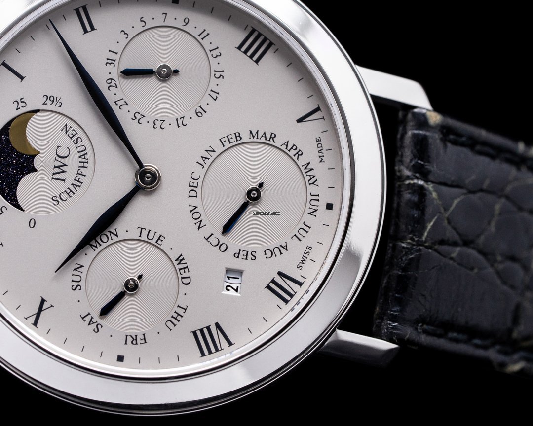 IMG_9081 IWC Portofino Mens watch Unisex Manual winding Platinum 2050 Replica 6