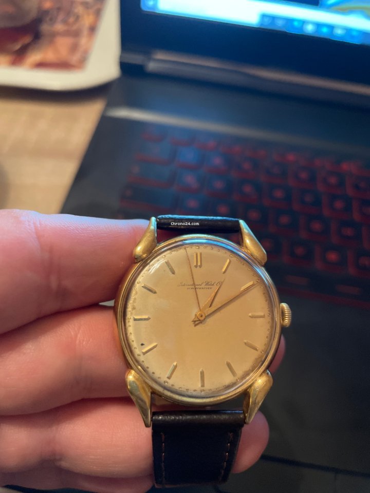 IMG_9081 IWC Mens watch Unisex Manual winding Yellow gold C89 Replica 6