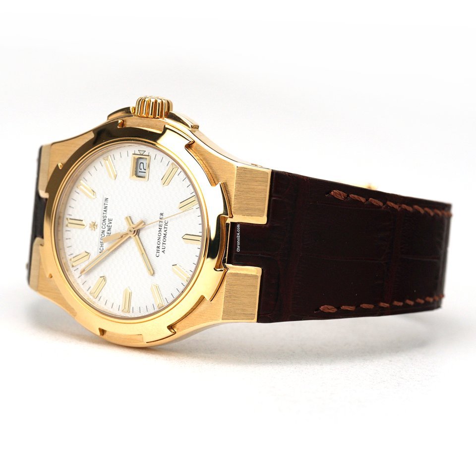 IMG_9081 Vacheron Constantin Overseas Mens watch Unisex Automatic Yellow gold 42042 000J-8966 Replica 6