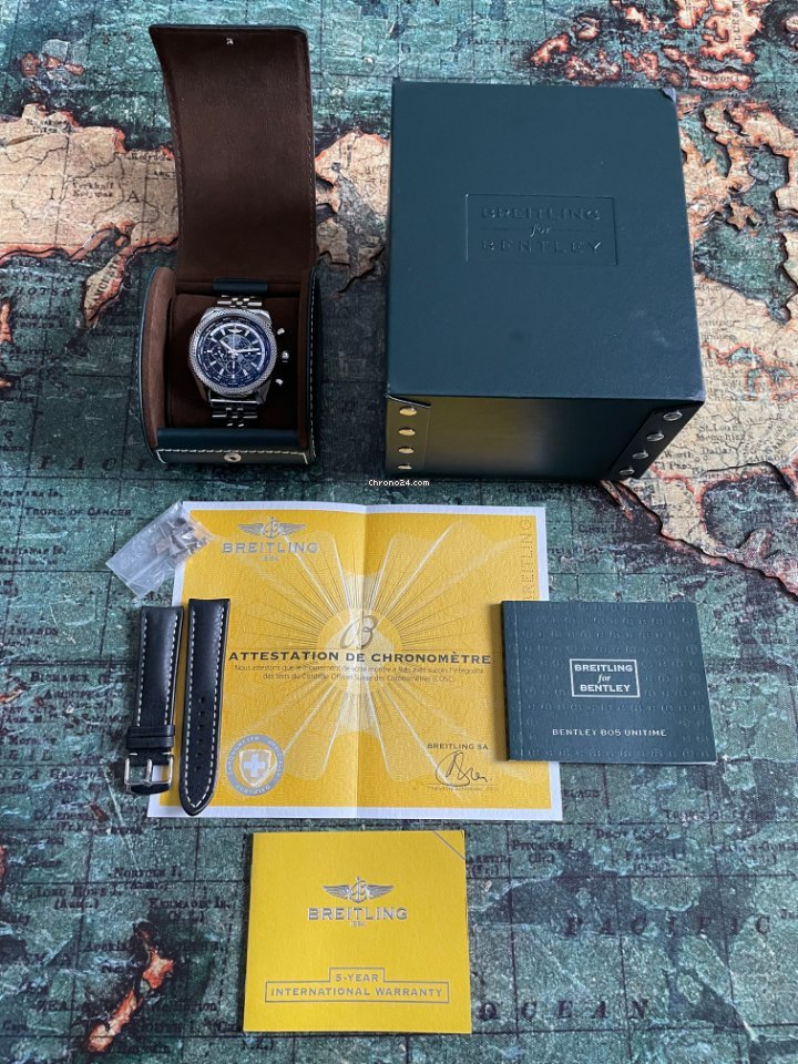 IMG_9081 Breitling Bentley B05 Unitime Mens watch Unisex Automatic Steel AB0521U4 BD79 Replica 6