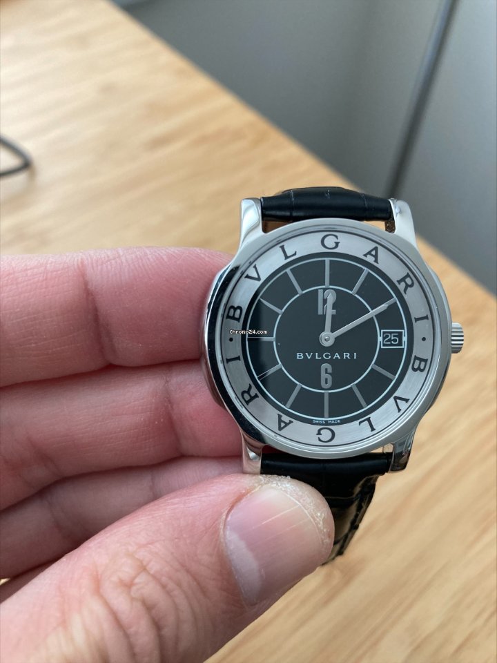 Bulgari Solotempo Mens watch Unisex Quartz Steel ST35S Replica 6