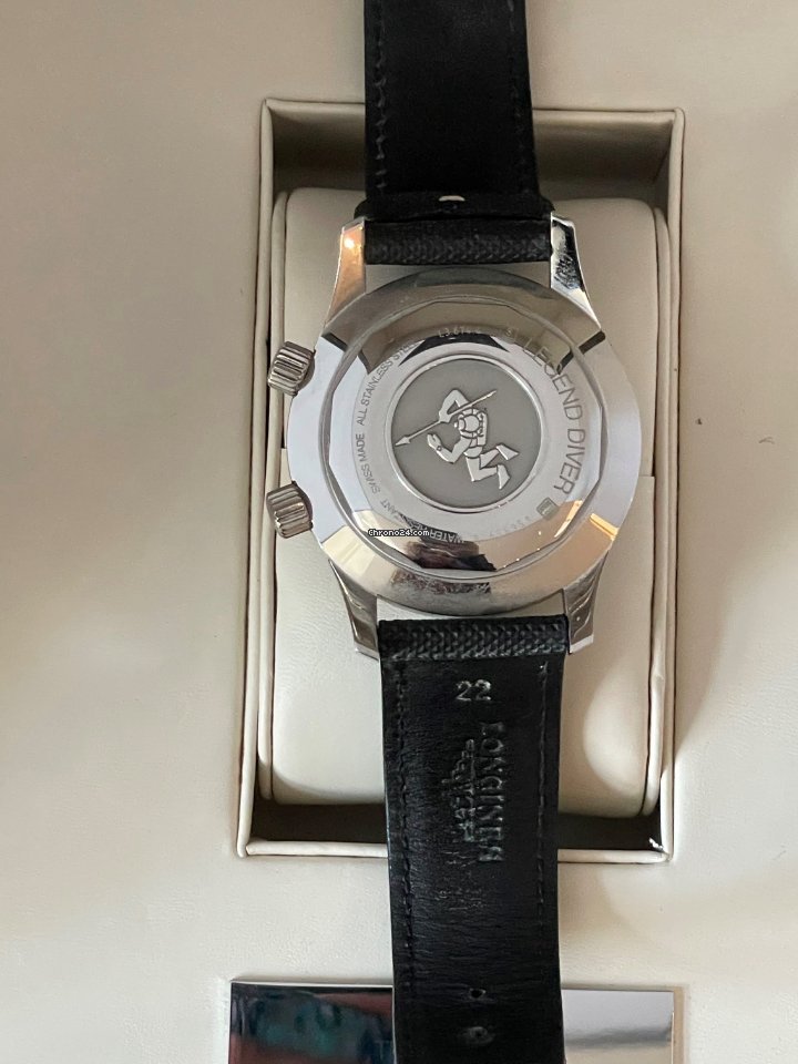 Longines Legend Diver Mens watch Unisex Automatic Steel L3.674.4.50.0 Replica 6