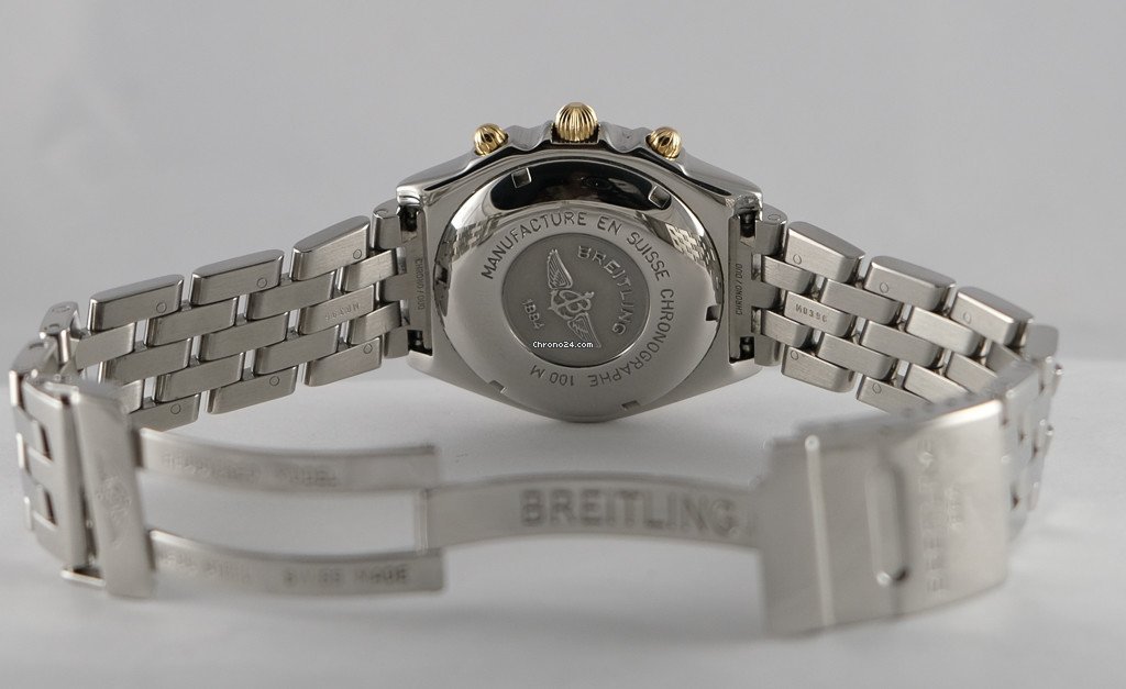 IMG_9081 Breitling Chronomat Mens watch Unisex Automatic Gold Steel B 13050.1 Replica 6