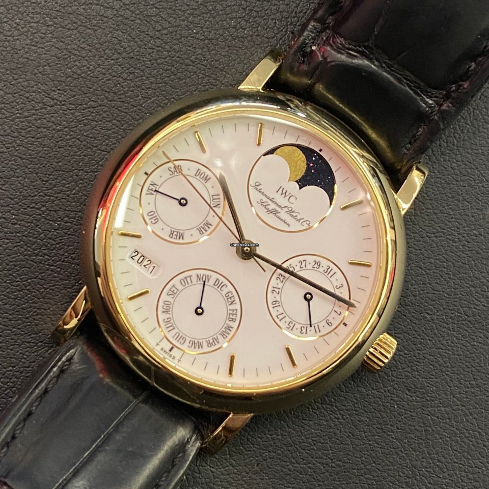 IMG_9081 IWC Portofino Mens watch Unisex Automatic Yellow gold IW3541 Replica 6