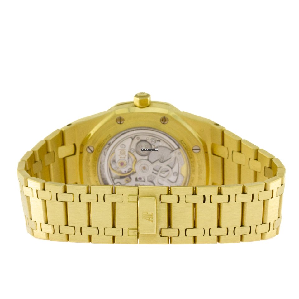 IMG_9081 Audemars Piguet Royal Oak Perpetual Calendar Mens watch Unisex Automatic Yellow gold 25820BA.OO.0944BA.02 Replica 6