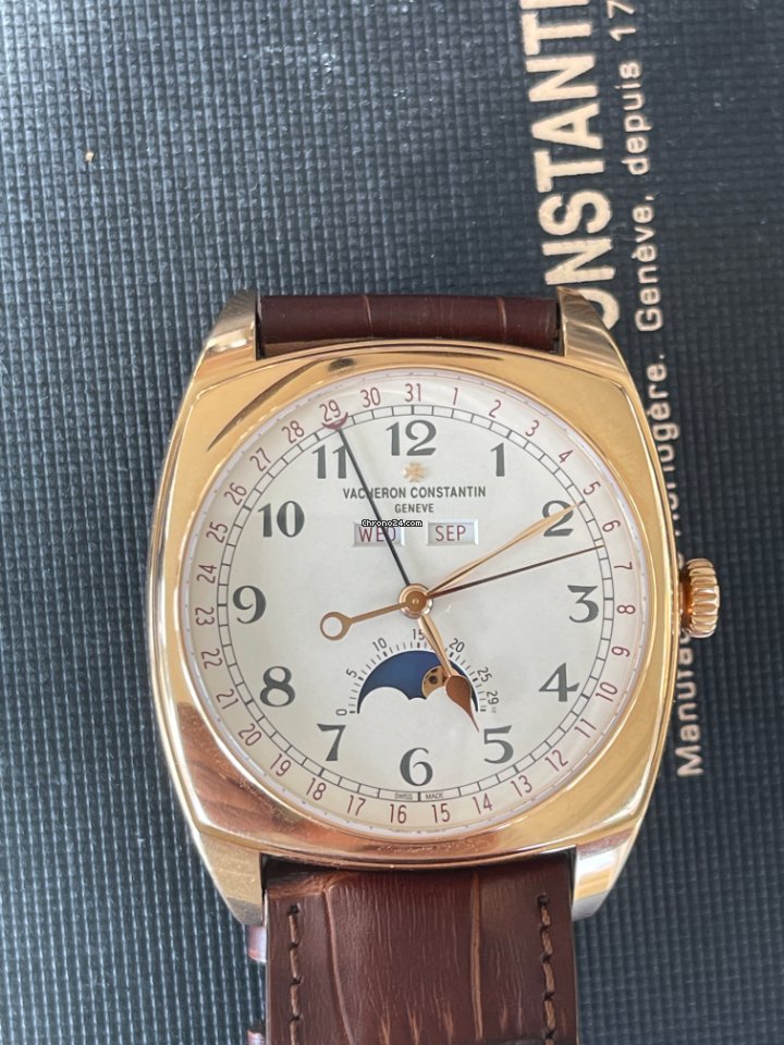 IMG_9081 Vacheron Constantin Harmony Mens watch Unisex Automatic Rose gold 4000S 000R-B123 Replica 6