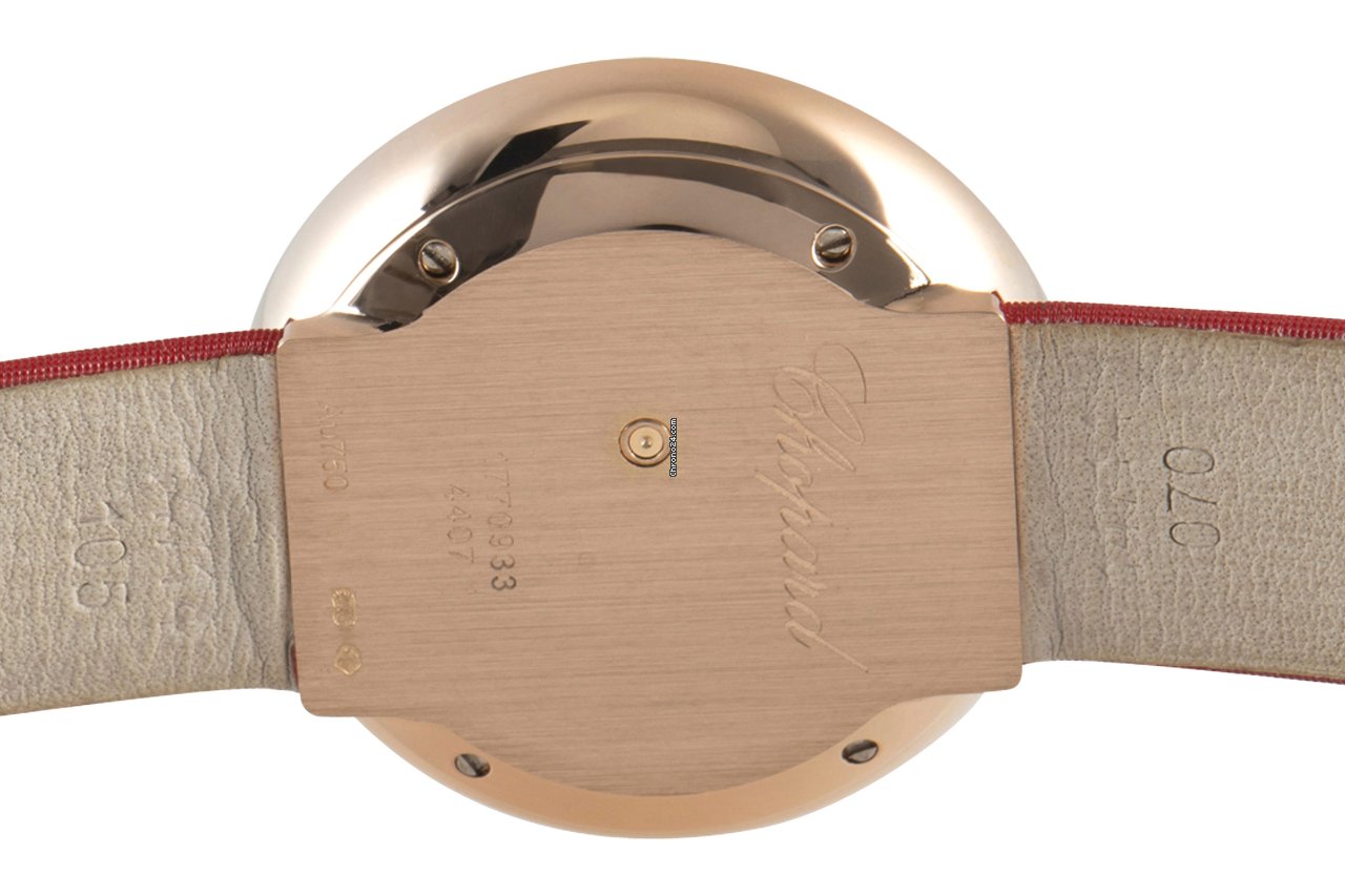 IMG_9081 Chopard Happy Diamonds Womens watch Quartz Red gold 4407 Replica 6