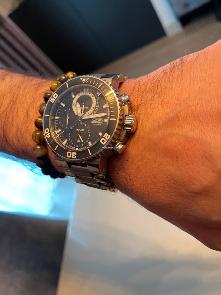 IMG_9081 Oris Carlos Coste Limited Edition Mens watch Unisex Automatic Titanium 01 674 7655 7184-Set Replica 6