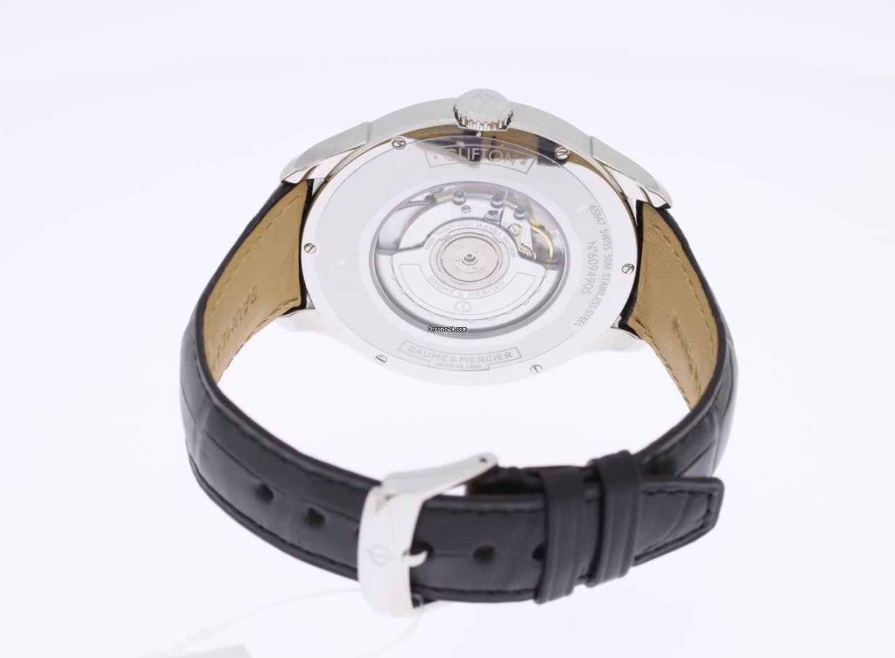 IMG_9081 Baume & Mercier Clifton Mens watch Unisex Automatic Steel M0A10421 Replica 6