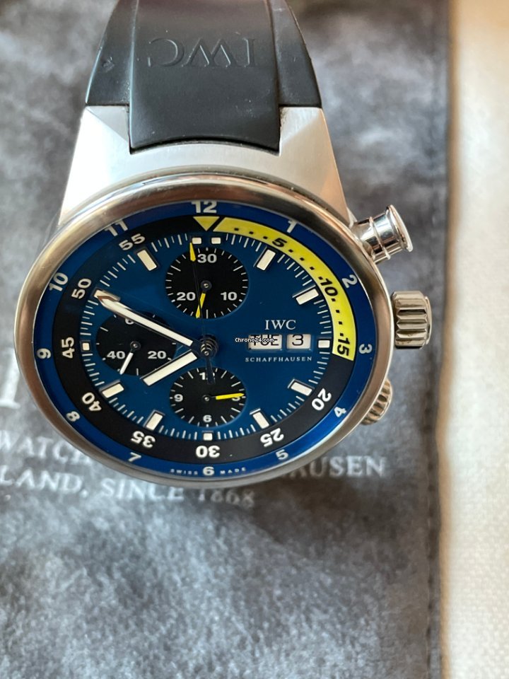 IMG_9081 IWC Aquatimer Chronograph Mens watch Unisex Automatic Steel IW378203 Replica 6