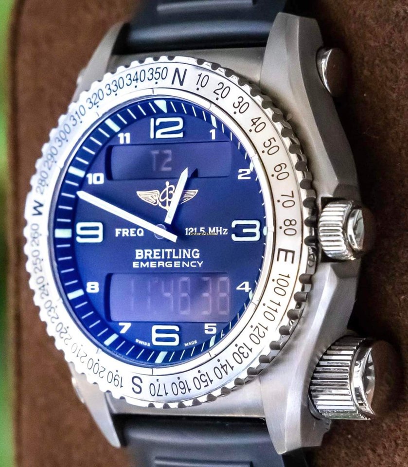 IMG_9081 Breitling Emergency Mens watch Unisex Quartz Titanium E7632110 B576 Replica 6