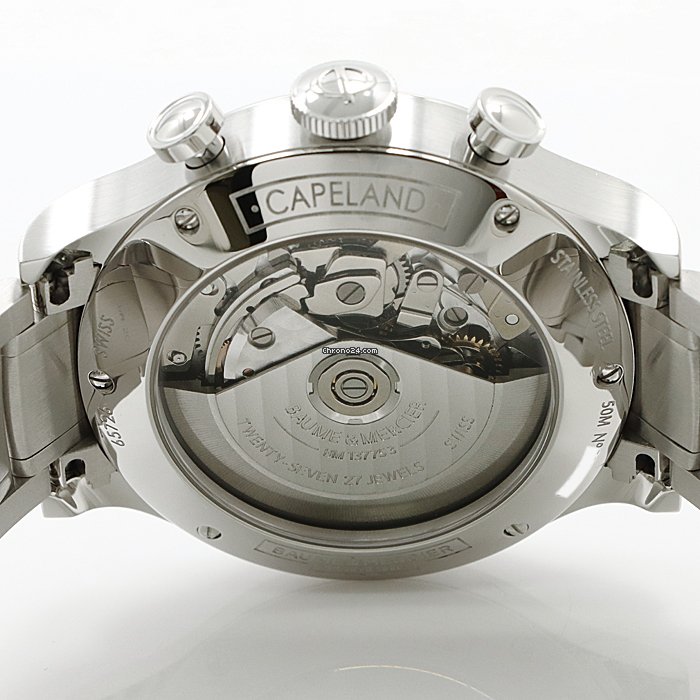 Baume & Mercier Capeland Automatic Steel M0A10062 Replica 6