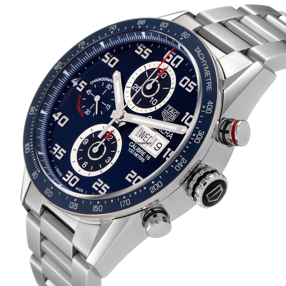 IMG_9081 TAG Heuer Carrera Calibre 16 Mens watch Unisex Automatic Steel CV2A1V.BA0738 Replica 6