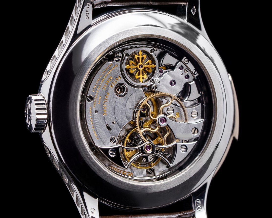 IMG_9081 Patek Philippe Minute Repeater Perpetual Calendar Mens watch Unisex Manual winding Platinum 5207P-001 Replica 6