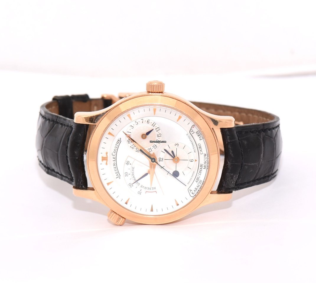 Jaeger-LeCoultre Master Geographic Mens watch Unisex Automatic Red gold 142.2.92 Replica 6