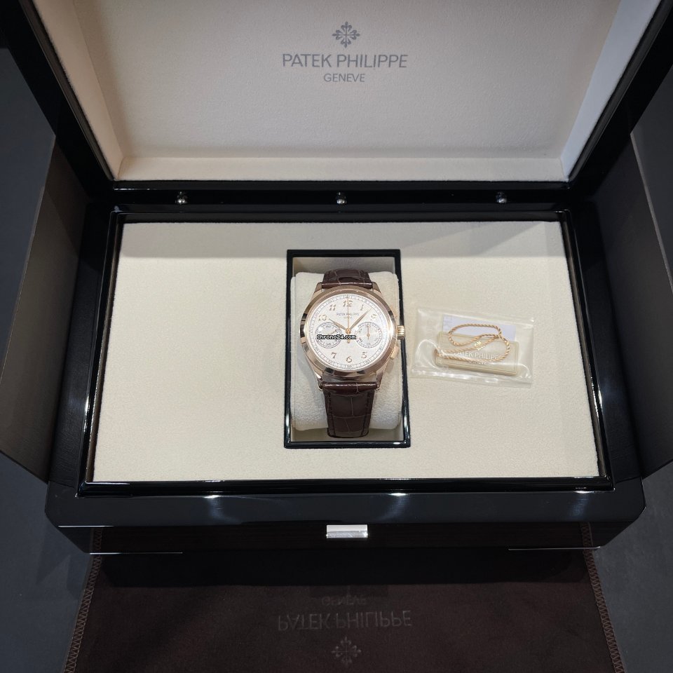 IMG_9081 Patek Philippe Chronograph Mens watch Unisex Manual winding Rose gold 5170R-001 Replica 6