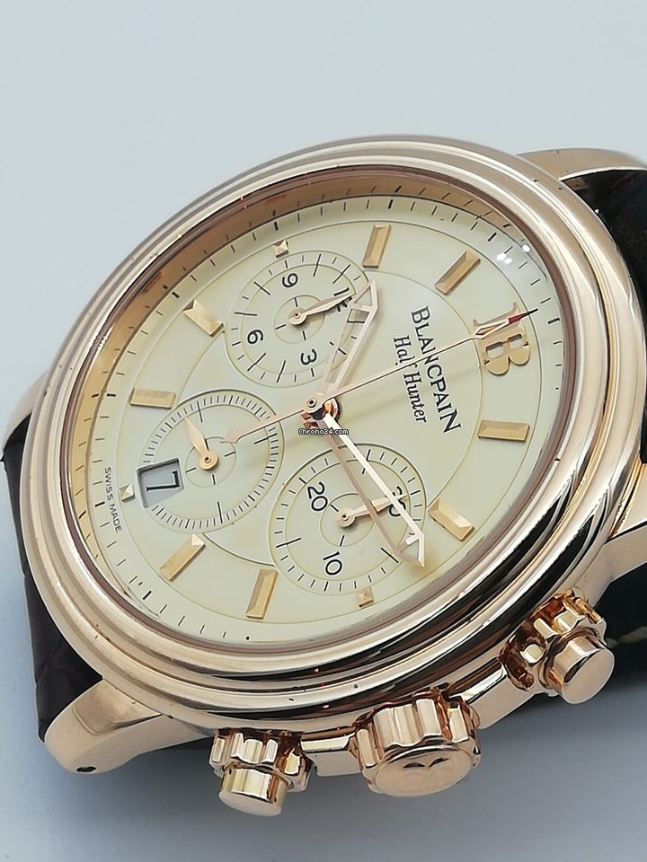 IMG_9081 Blancpain Mens watch Unisex Automatic Rose gold 3100-1542-53B Replica 6
